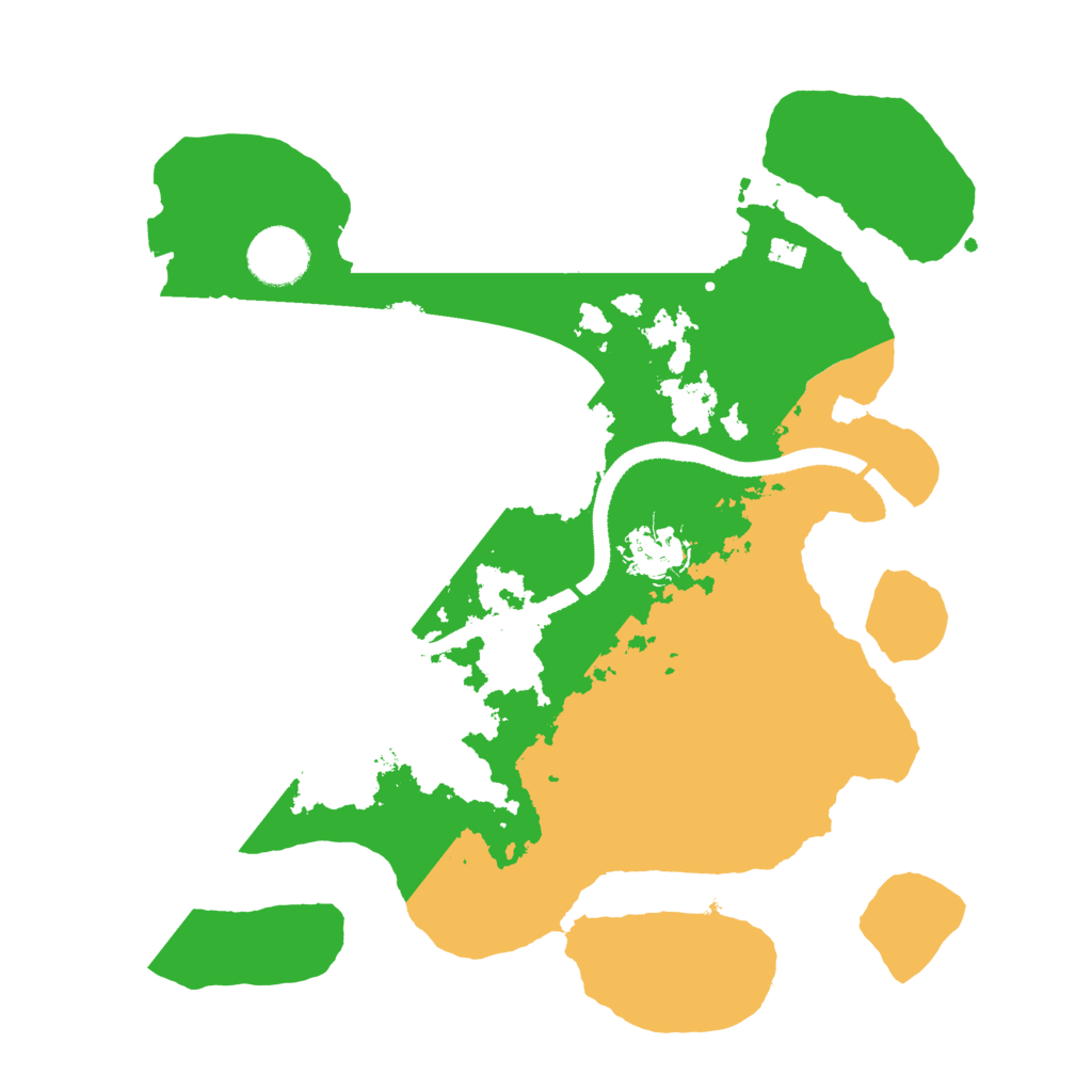 Biome Rust Map: Procedural Map, Size: 3250, Seed: 1819592849