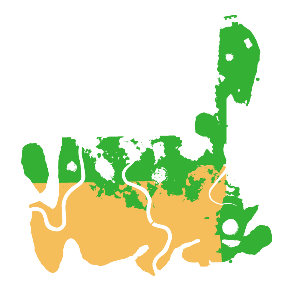 Biome Rust Map: Procedural Map, Size: 3500, Seed: 1466022241