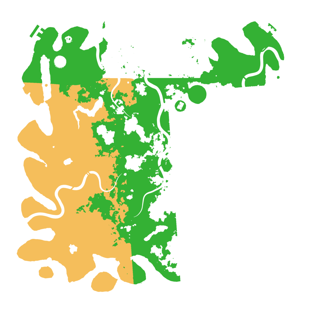 Biome Rust Map: Procedural Map, Size: 4500, Seed: 785653038