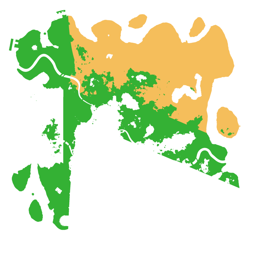 Biome Rust Map: Procedural Map, Size: 4250, Seed: 385486455
