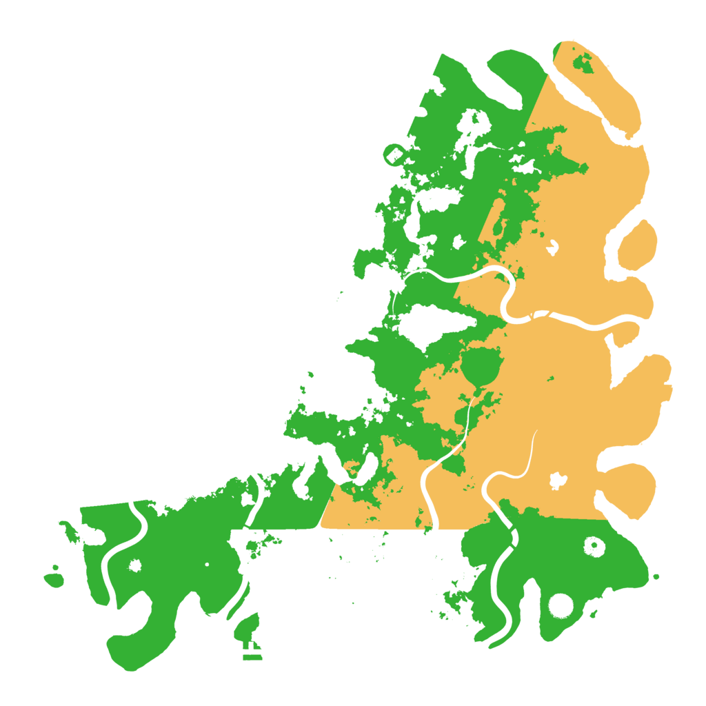 Biome Rust Map: Procedural Map, Size: 5000, Seed: 984756