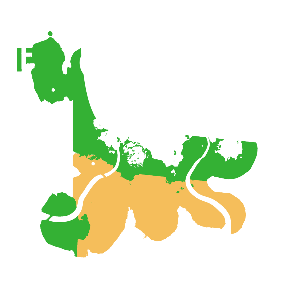 Biome Rust Map: Procedural Map, Size: 2500, Seed: 1178074993