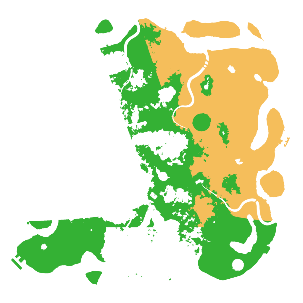 Biome Rust Map: Procedural Map, Size: 4500, Seed: 878920653