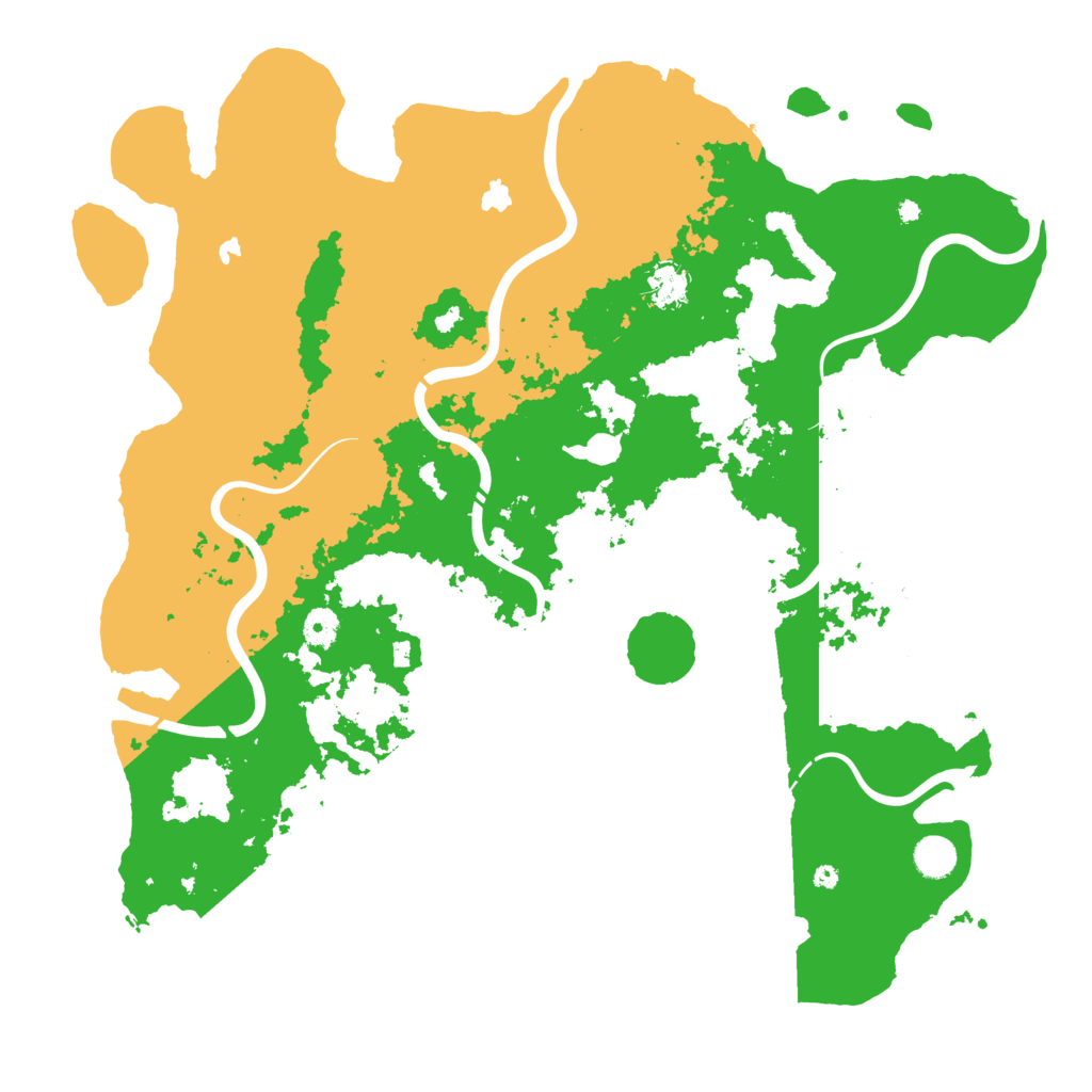 Biome Rust Map: Procedural Map, Size: 4500, Seed: 416475475