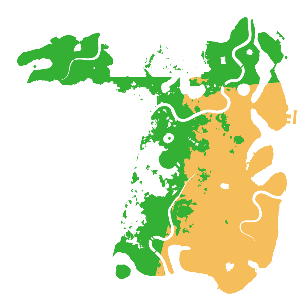 Biome Rust Map: Procedural Map, Size: 4500, Seed: 1198262374