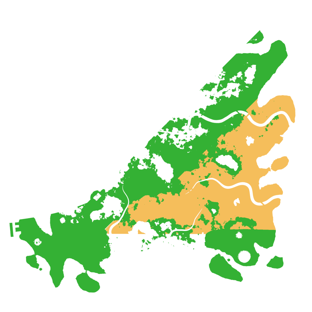 Biome Rust Map: Procedural Map, Size: 4500, Seed: 211662483
