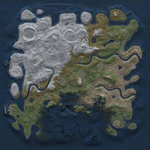 Thumbnail Rust Map: Procedural Map, Size: 4500, Seed: 211662483, 16 Monuments