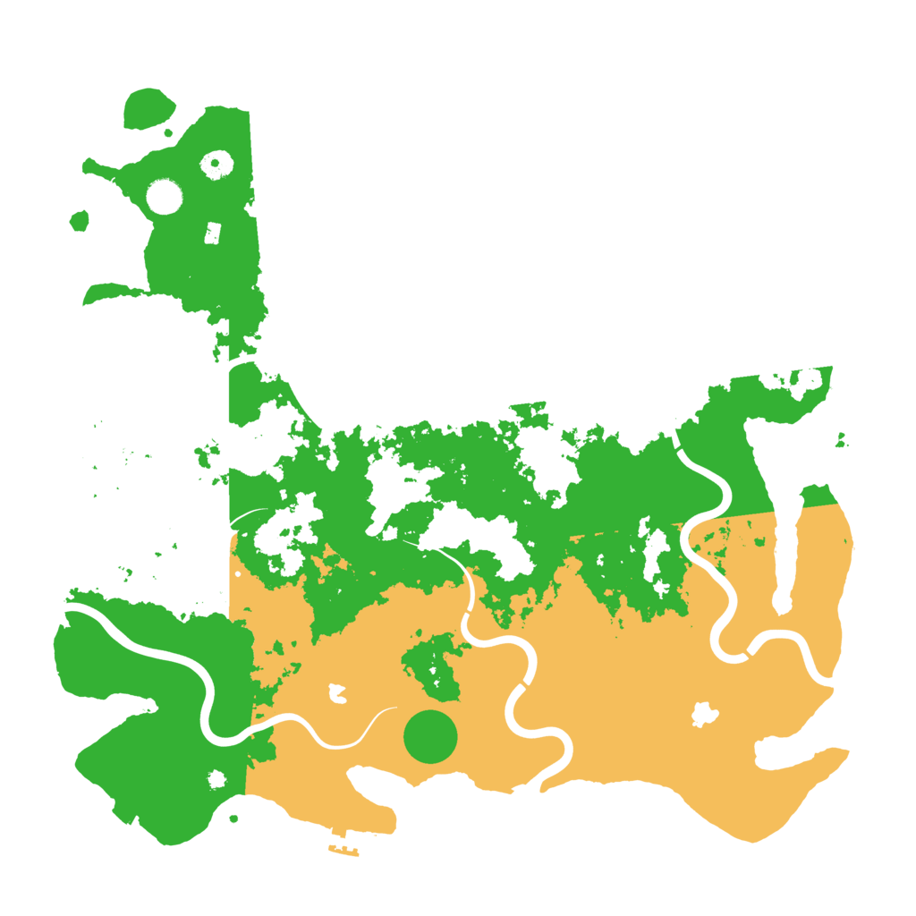Biome Rust Map: Procedural Map, Size: 4500, Seed: 524940188