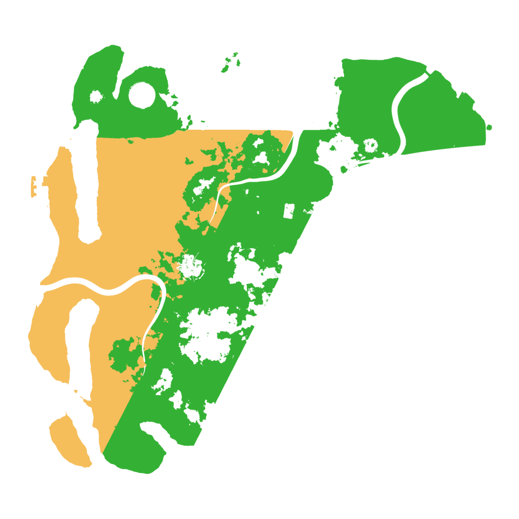 Biome Rust Map: Procedural Map, Size: 3700, Seed: 483237973