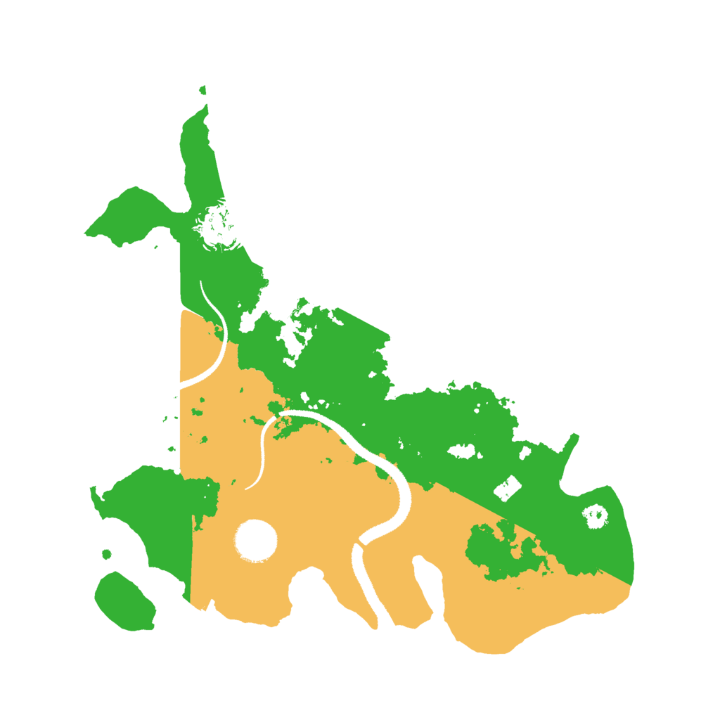 Biome Rust Map: Procedural Map, Size: 3000, Seed: 2137407524