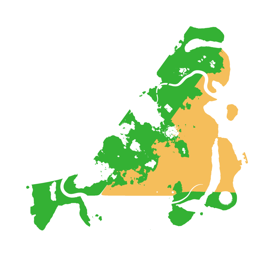Biome Rust Map: Procedural Map, Size: 3500, Seed: 1306625024