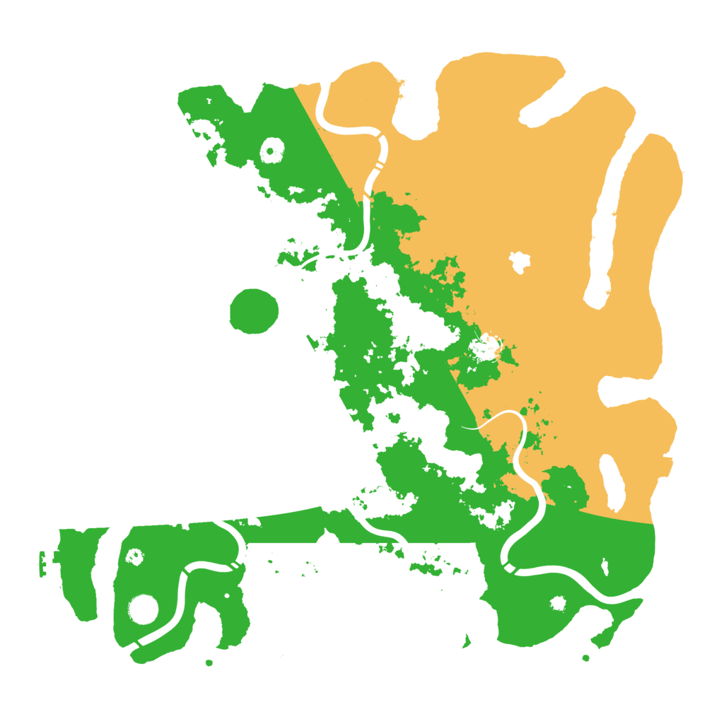 Biome Rust Map: Procedural Map, Size: 4250, Seed: 4534090
