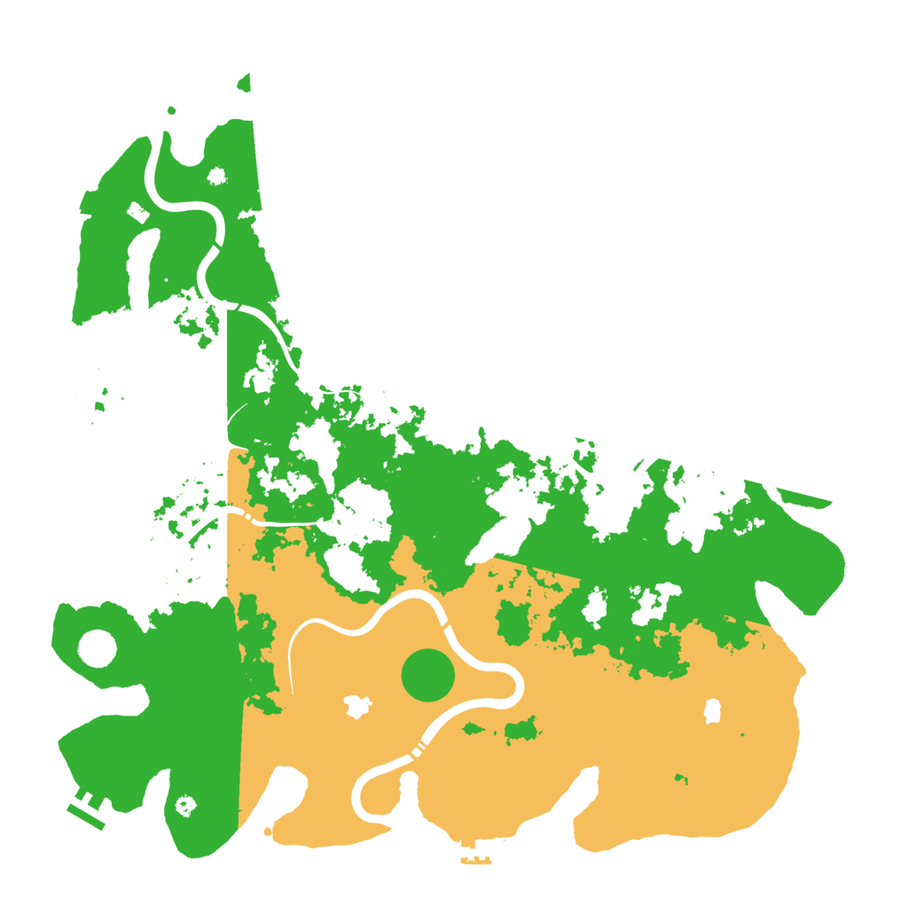 Biome Rust Map: Procedural Map, Size: 4500, Seed: 1297671471