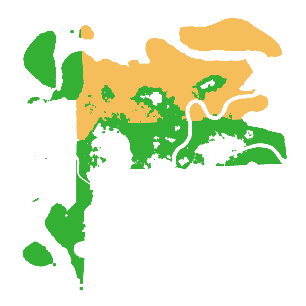 Biome Rust Map: Procedural Map, Size: 3500, Seed: 1945360128