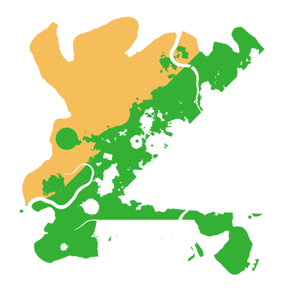 Biome Rust Map: Procedural Map, Size: 3500, Seed: 636170983