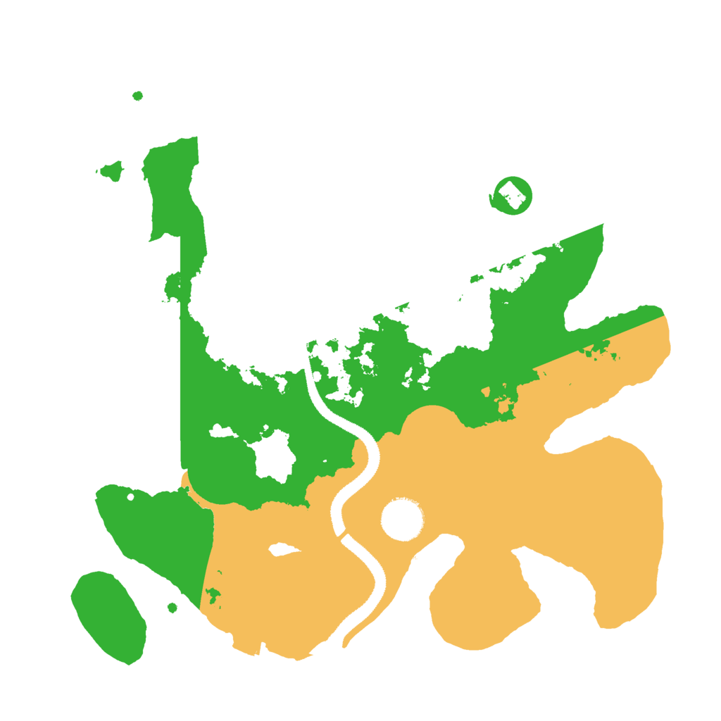 Biome Rust Map: Procedural Map, Size: 3000, Seed: 354007433