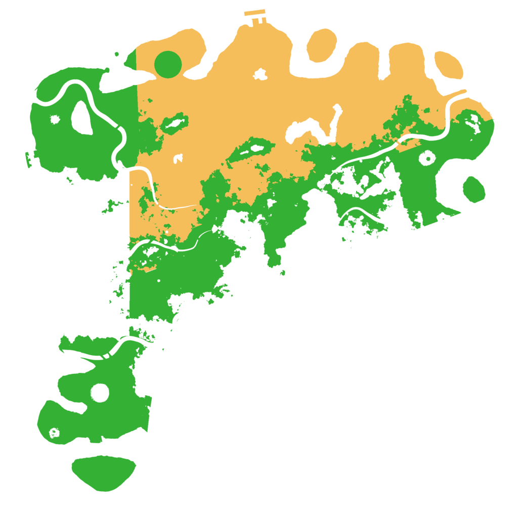 Biome Rust Map: Procedural Map, Size: 5000, Seed: 1493931997