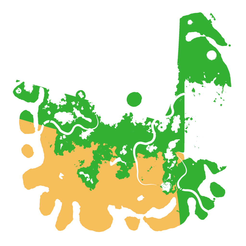 Biome Rust Map: Procedural Map, Size: 4500, Seed: 295448