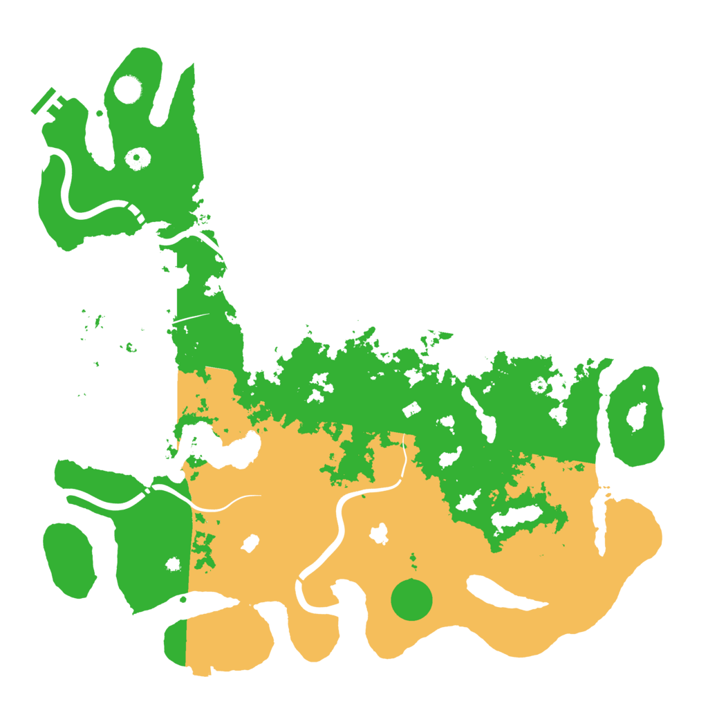 Biome Rust Map: Procedural Map, Size: 4500, Seed: 502131218