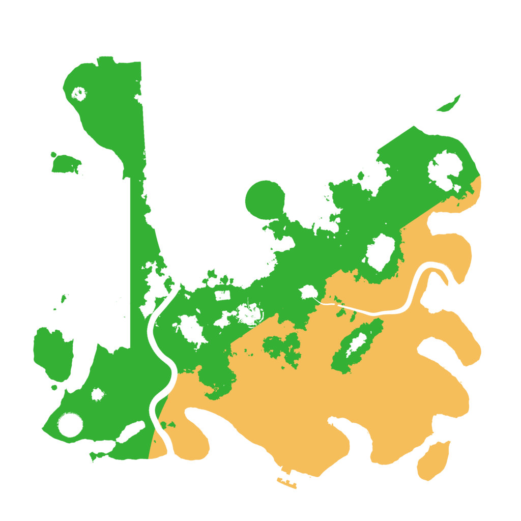 Biome Rust Map: Procedural Map, Size: 3750, Seed: 640239