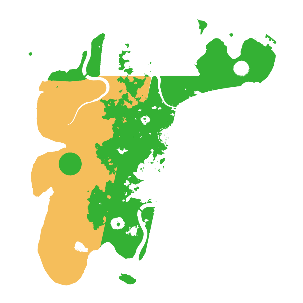 Biome Rust Map: Procedural Map, Size: 3500, Seed: 1072518382