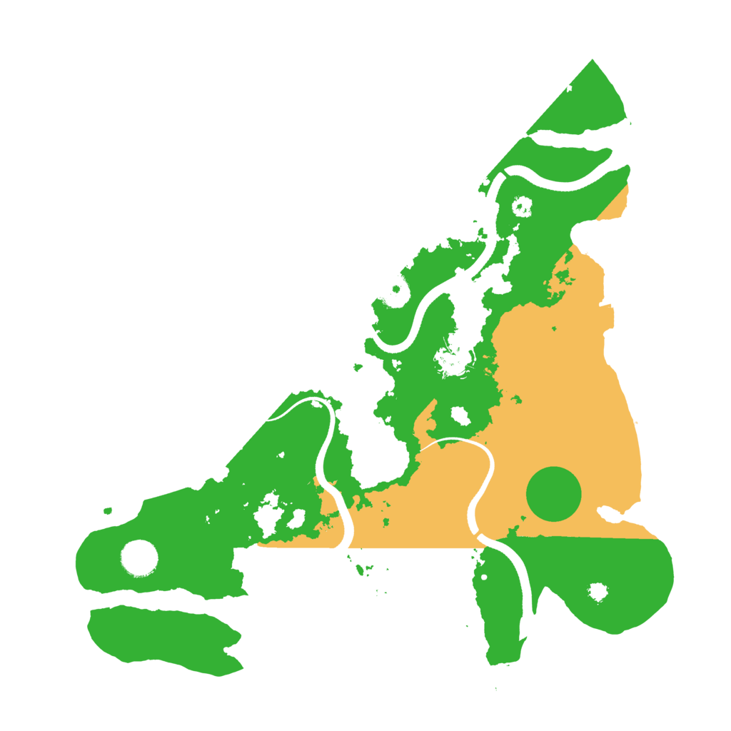Biome Rust Map: Procedural Map, Size: 3500, Seed: 1277915973