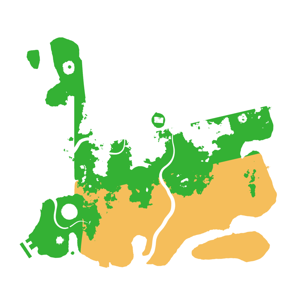 Biome Rust Map: Procedural Map, Size: 3500, Seed: 650811741