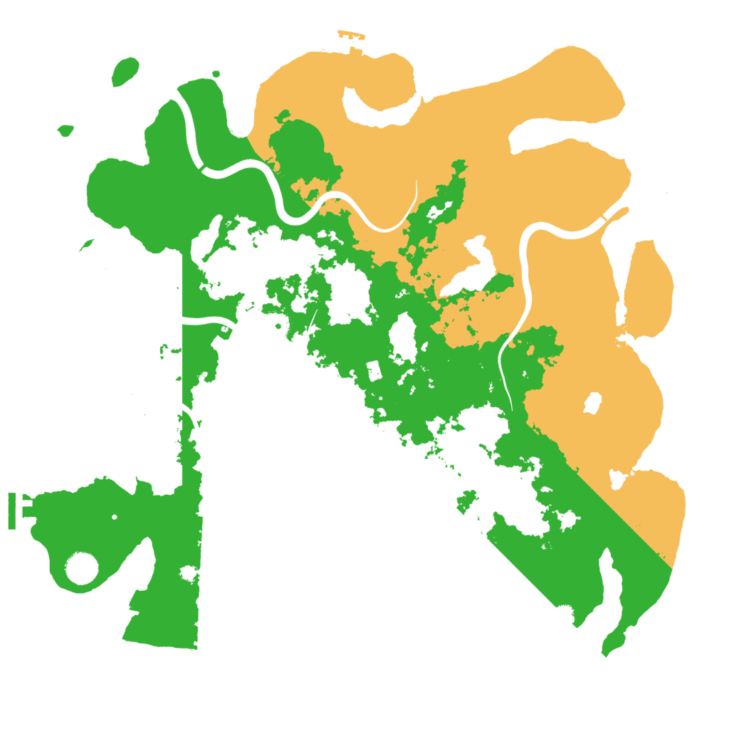 Biome Rust Map: Procedural Map, Size: 4000, Seed: 137347295