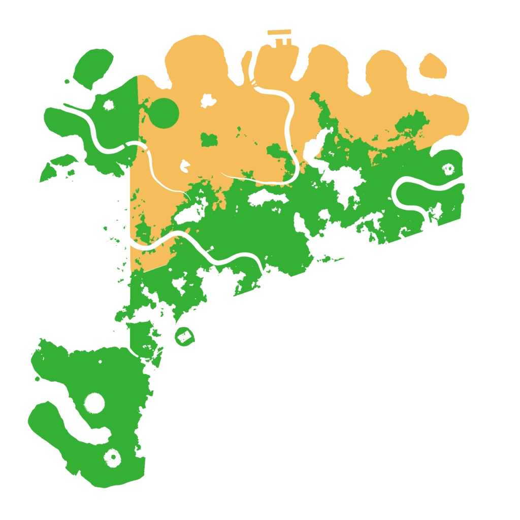 Biome Rust Map: Procedural Map, Size: 4500, Seed: 31645819