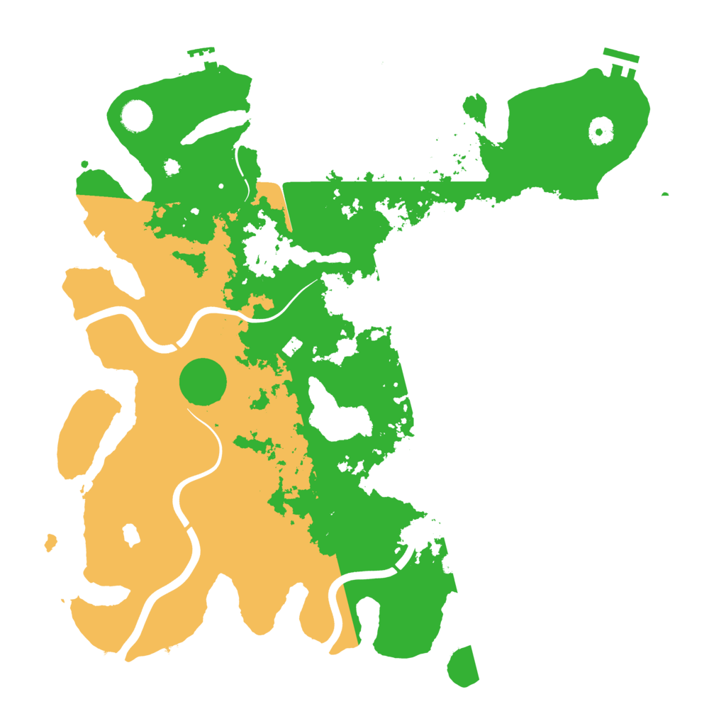 Biome Rust Map: Procedural Map, Size: 4050, Seed: 1038948462