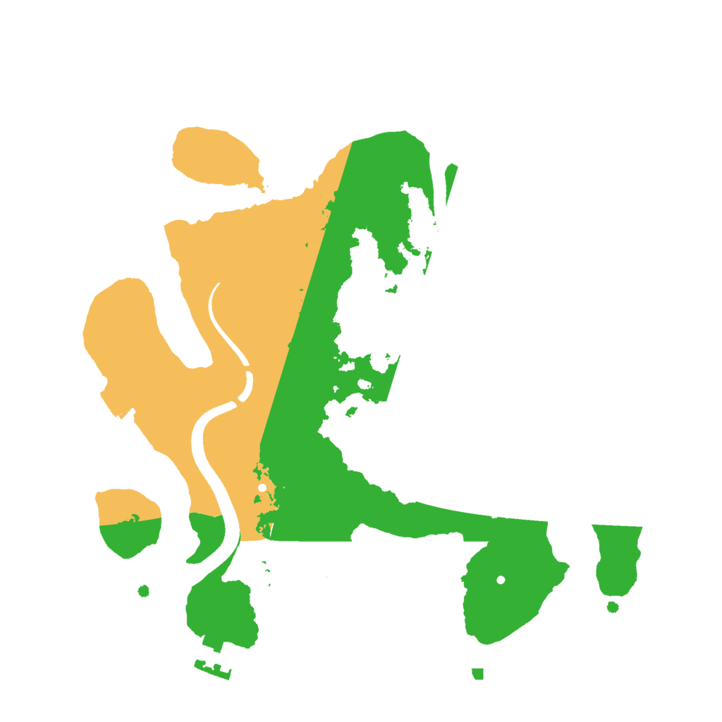 Biome Rust Map: Procedural Map, Size: 2500, Seed: 98640098
