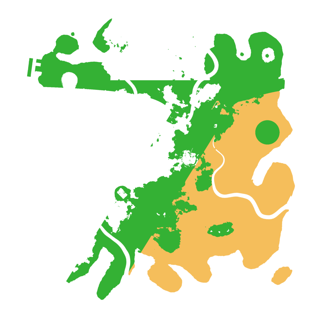 Biome Rust Map: Procedural Map, Size: 3500, Seed: 1073924668