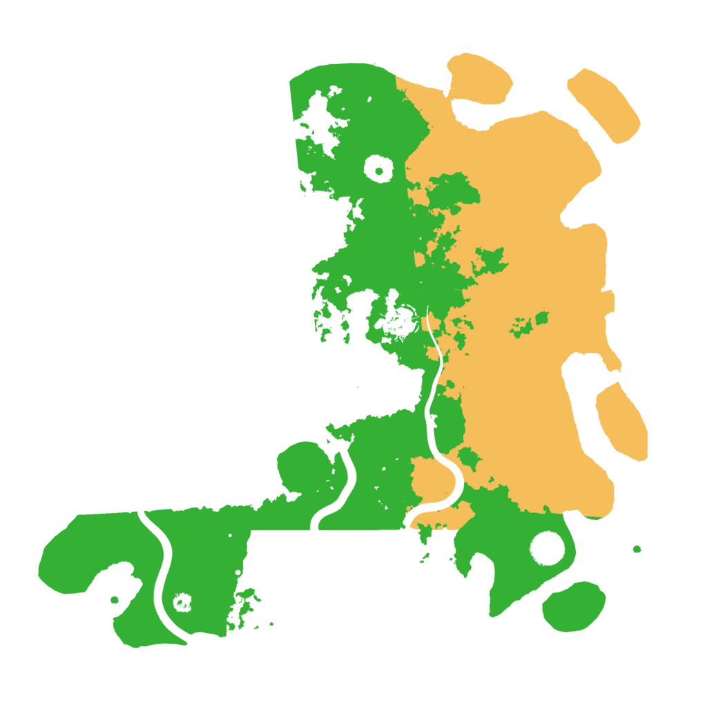 Biome Rust Map: Procedural Map, Size: 3700, Seed: 913601213