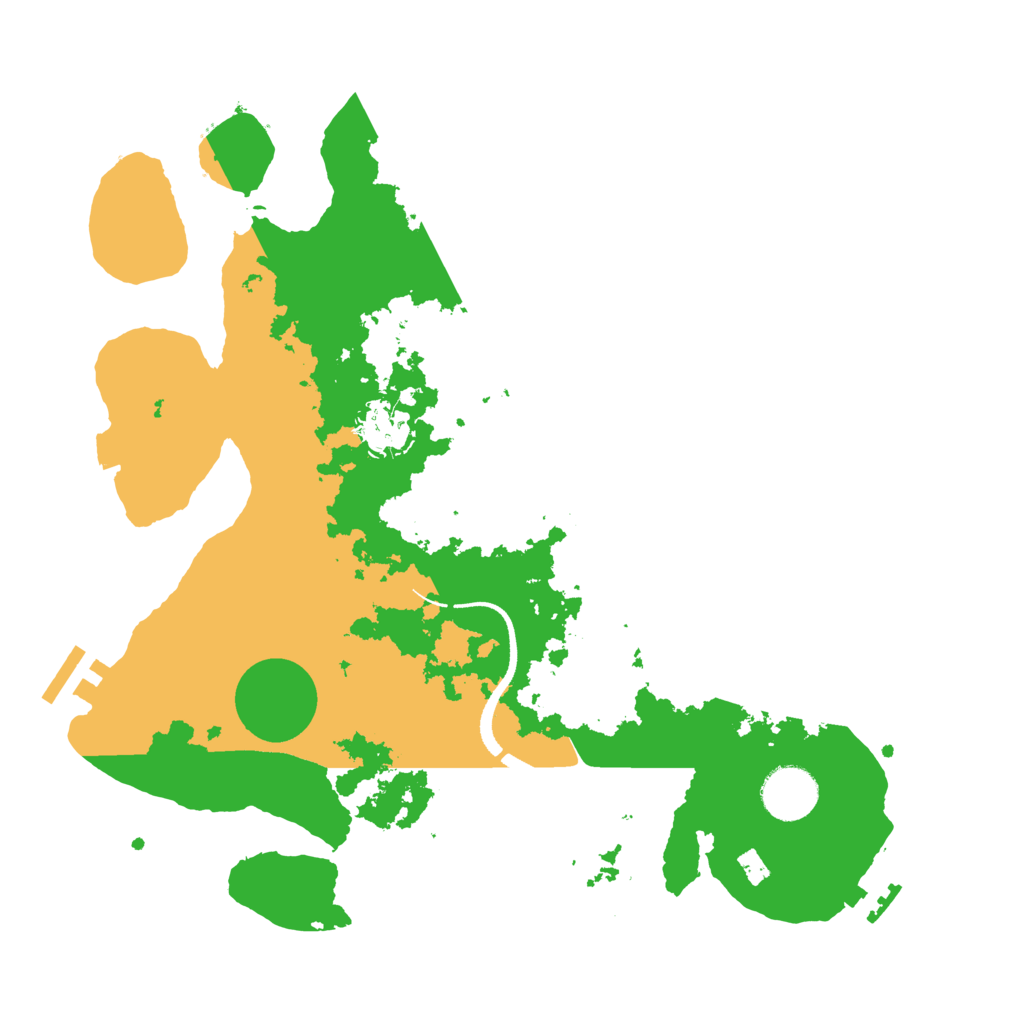 Biome Rust Map: Procedural Map, Size: 3300, Seed: 1371938533