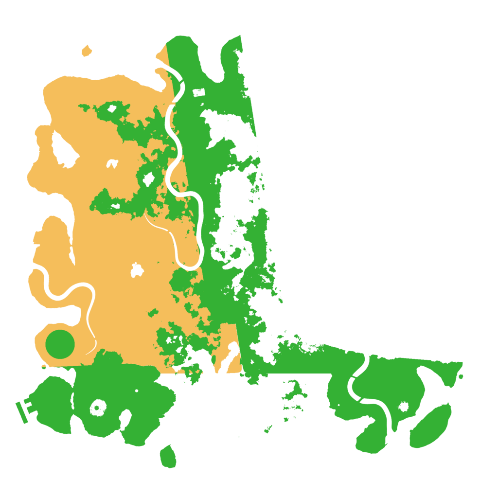 Biome Rust Map: Procedural Map, Size: 4500, Seed: 33314242
