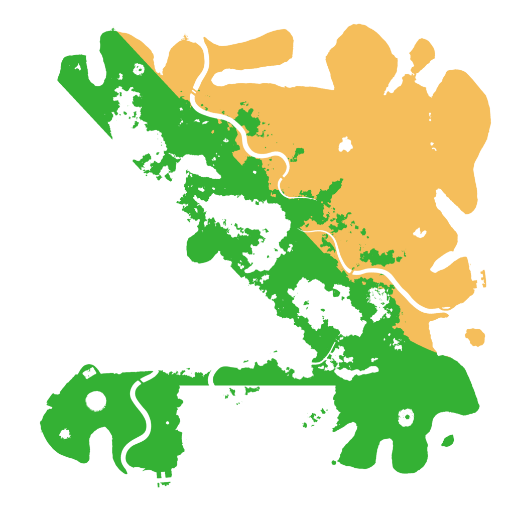 Biome Rust Map: Procedural Map, Size: 4500, Seed: 1999215940