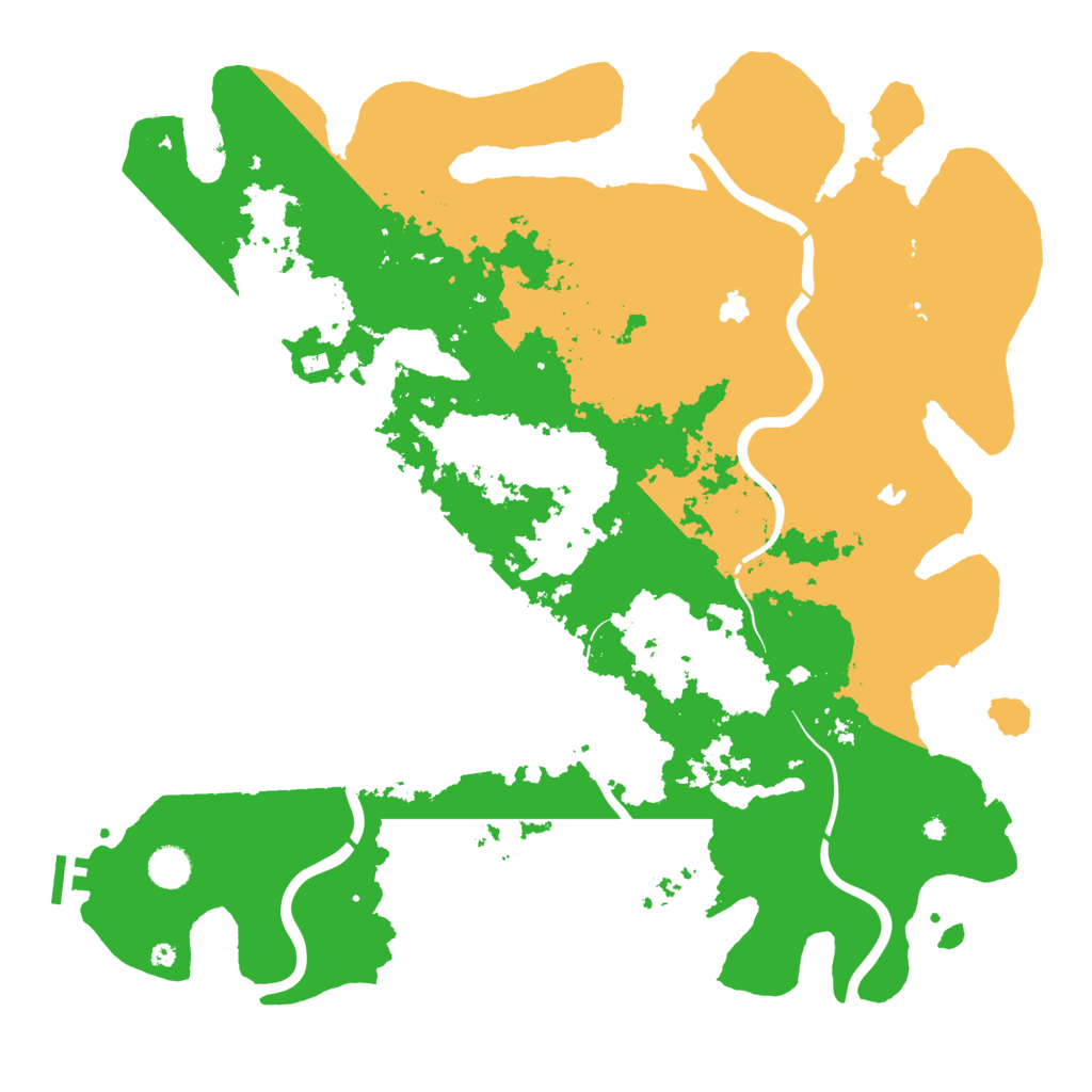 Biome Rust Map: Procedural Map, Size: 4500, Seed: 1999215940