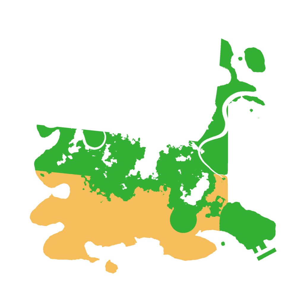 Biome Rust Map: Procedural Map, Size: 3000, Seed: 455623073