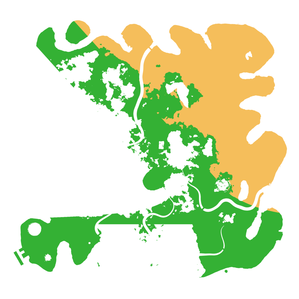 Biome Rust Map: Procedural Map, Size: 4000, Seed: 71740020