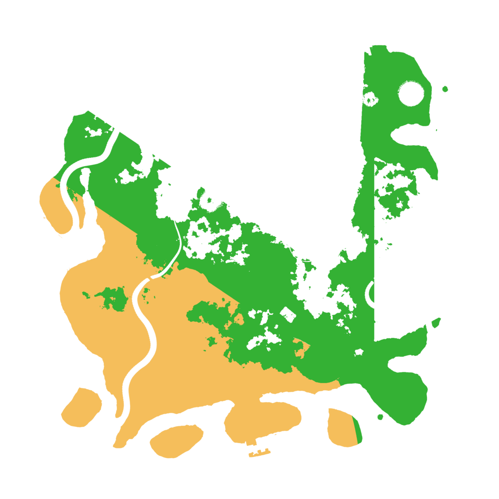 Biome Rust Map: Procedural Map, Size: 3500, Seed: 561838928