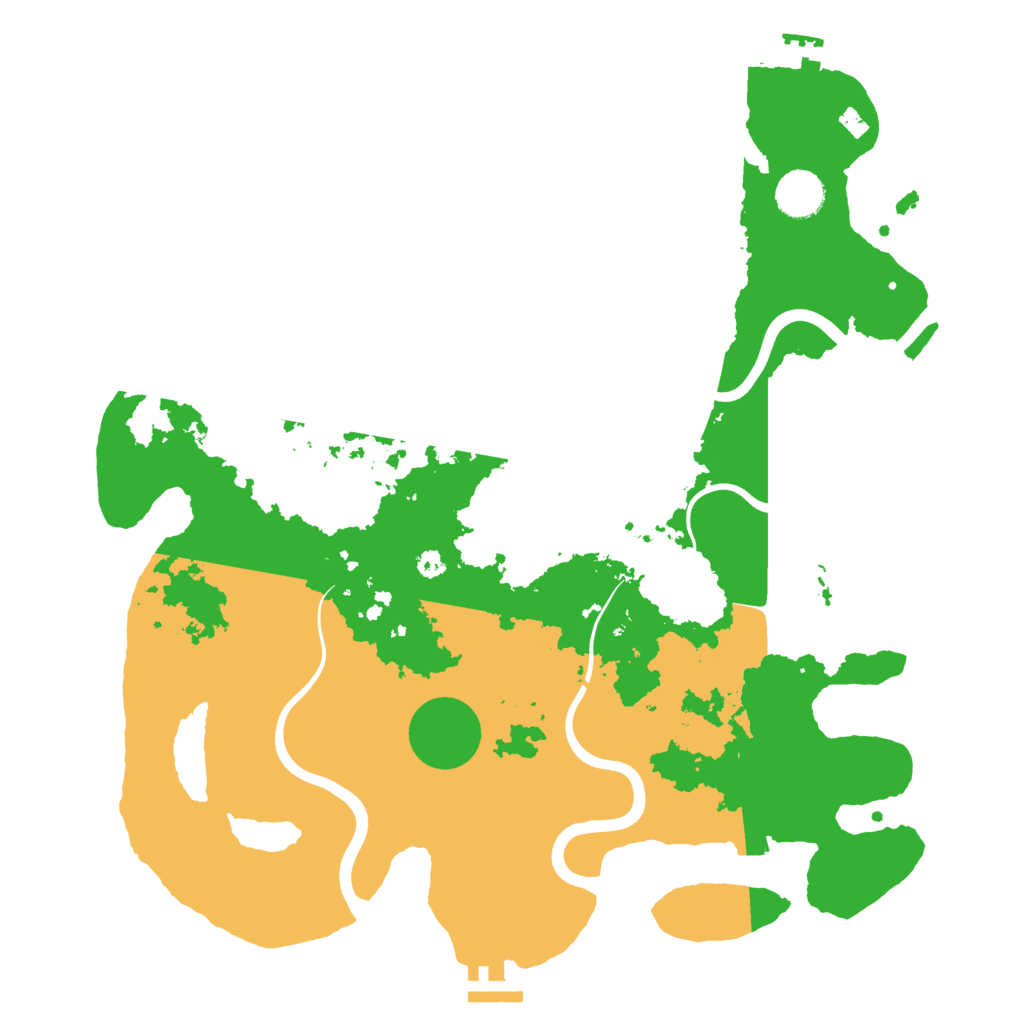 Biome Rust Map: Procedural Map, Size: 3750, Seed: 1338027772