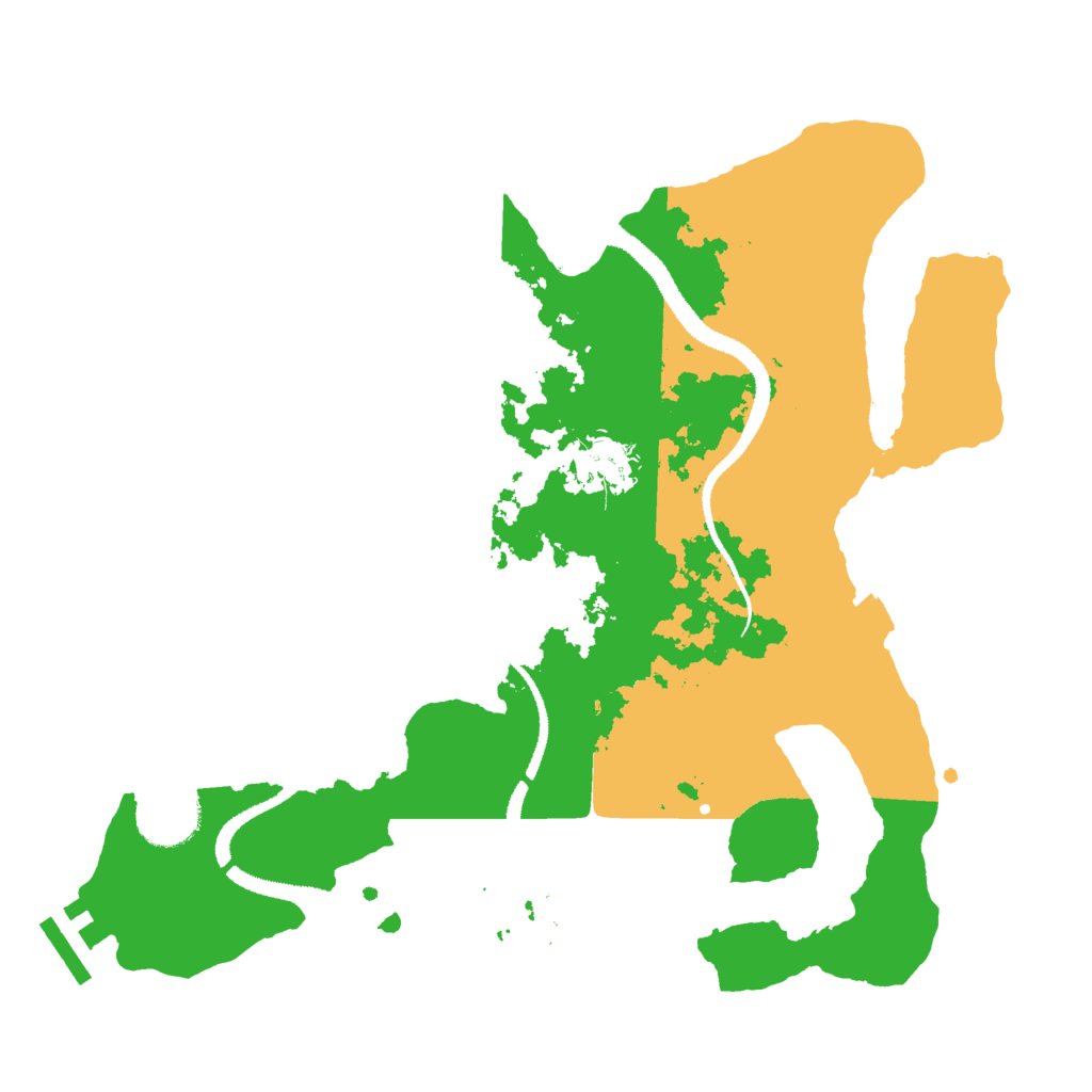 Biome Rust Map: Procedural Map, Size: 3000, Seed: 745249560