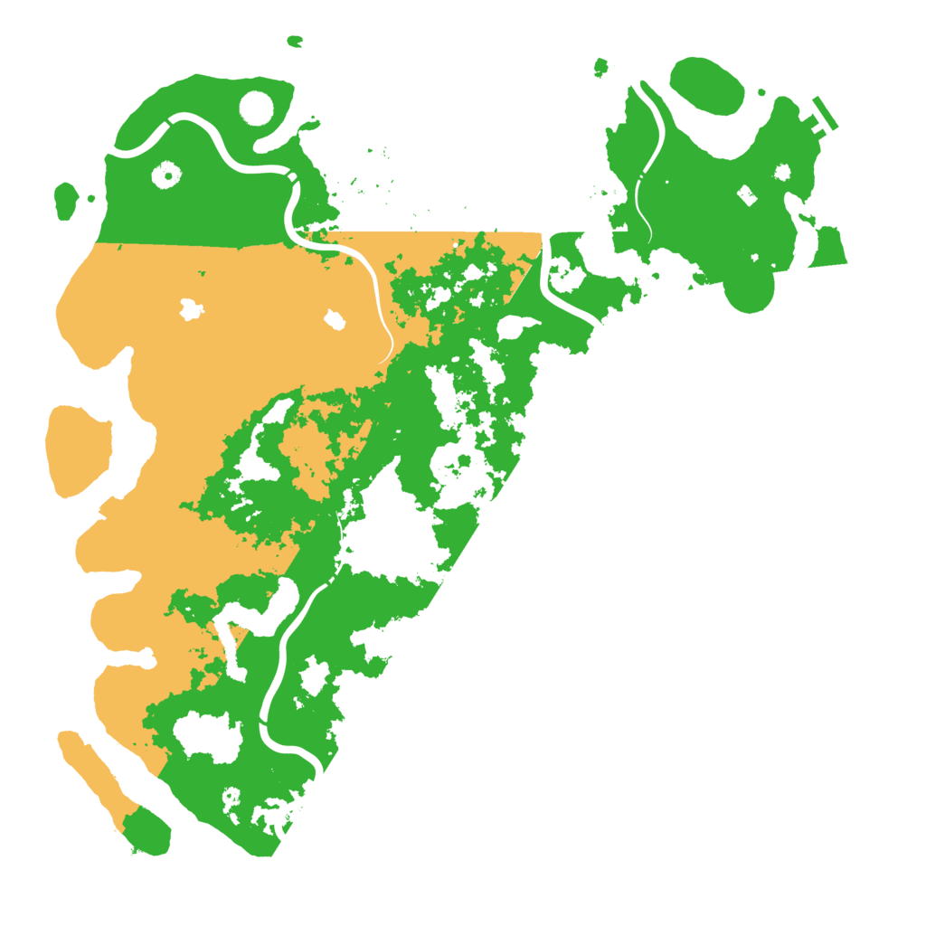 Biome Rust Map: Procedural Map, Size: 5000, Seed: 2496739
