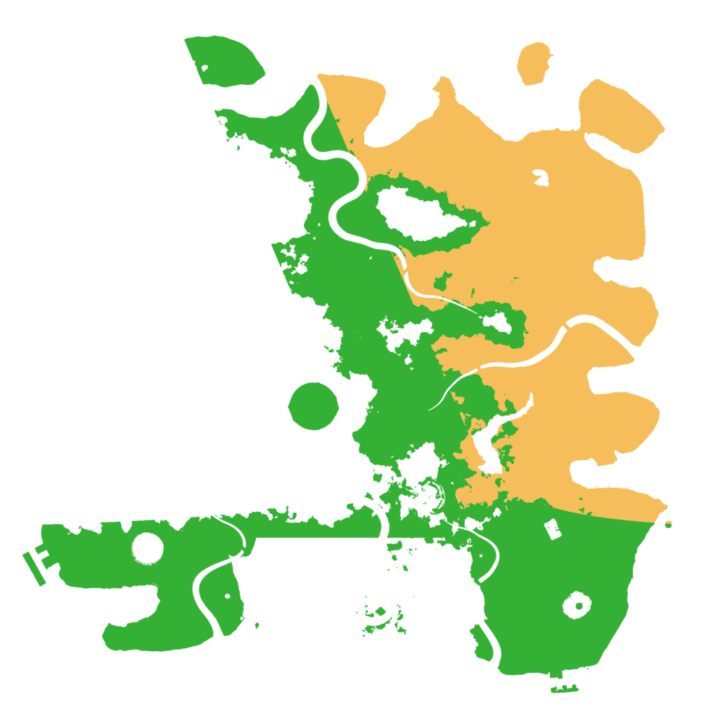Biome Rust Map: Procedural Map, Size: 4000, Seed: 1384004276