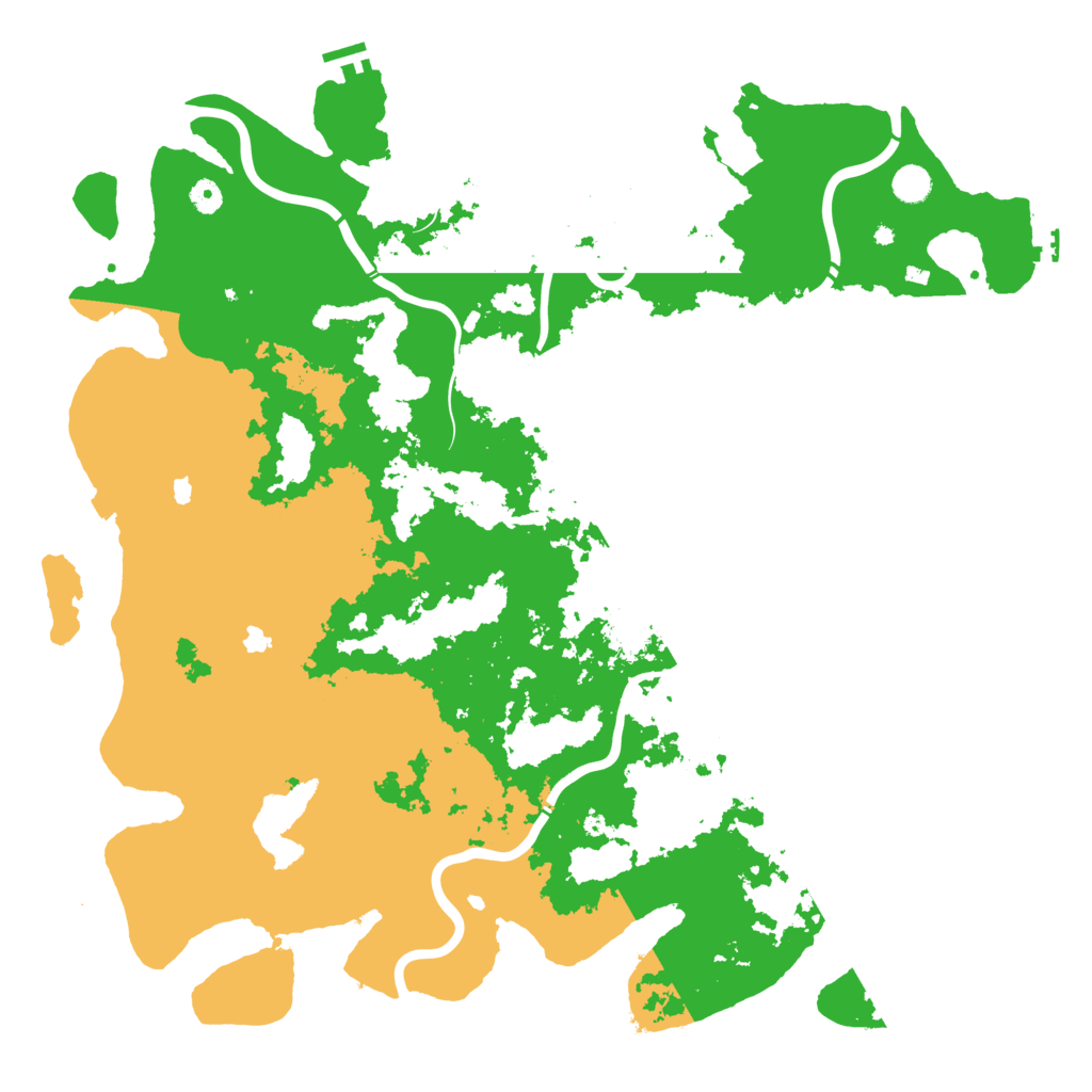 Biome Rust Map: Procedural Map, Size: 5000, Seed: 772984045