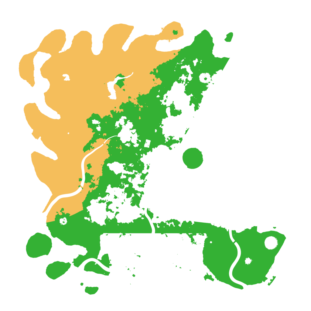 Biome Rust Map: Procedural Map, Size: 4200, Seed: 719587168
