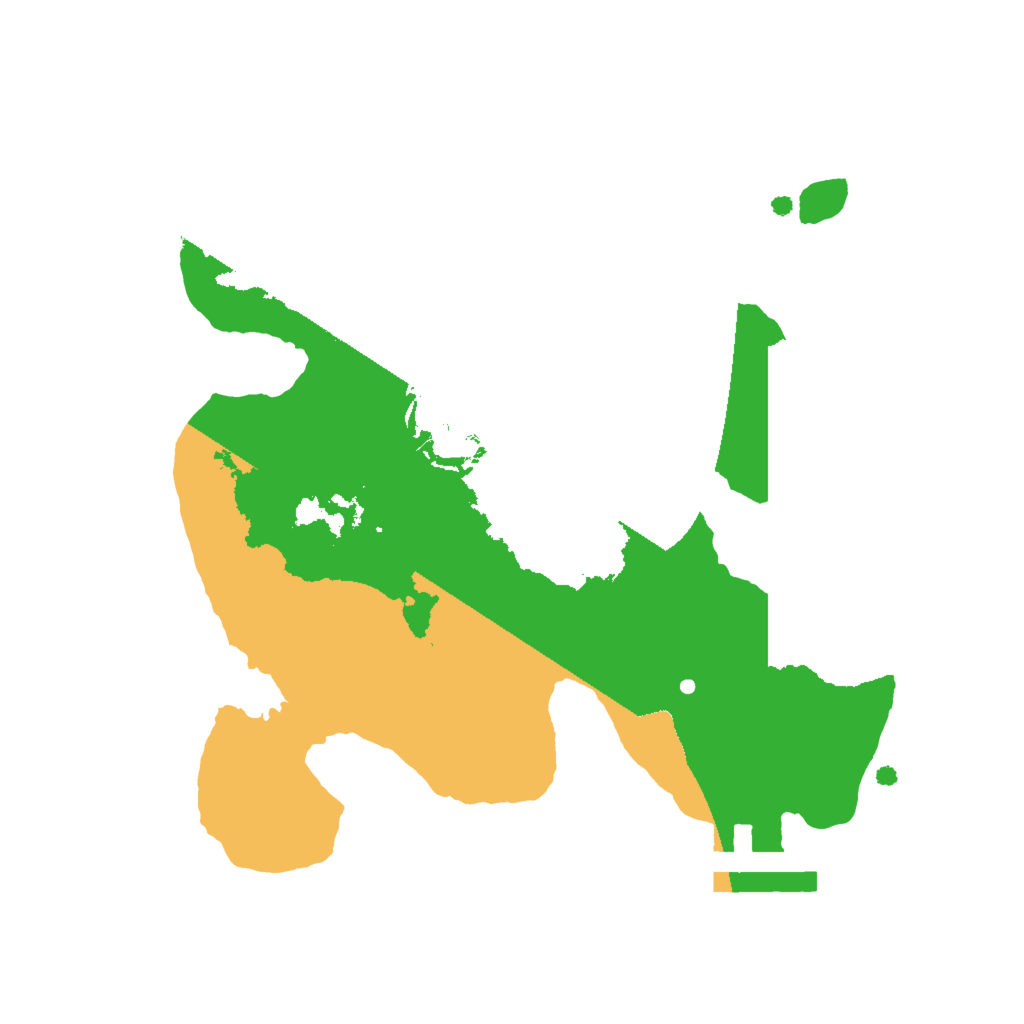 Biome Rust Map: Procedural Map, Size: 2000, Seed: 53748