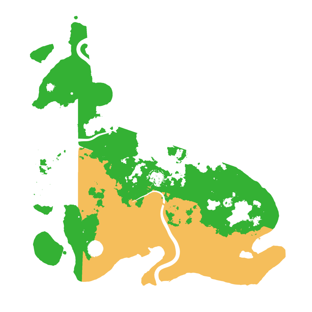 Biome Rust Map: Procedural Map, Size: 3500, Seed: 1679839038