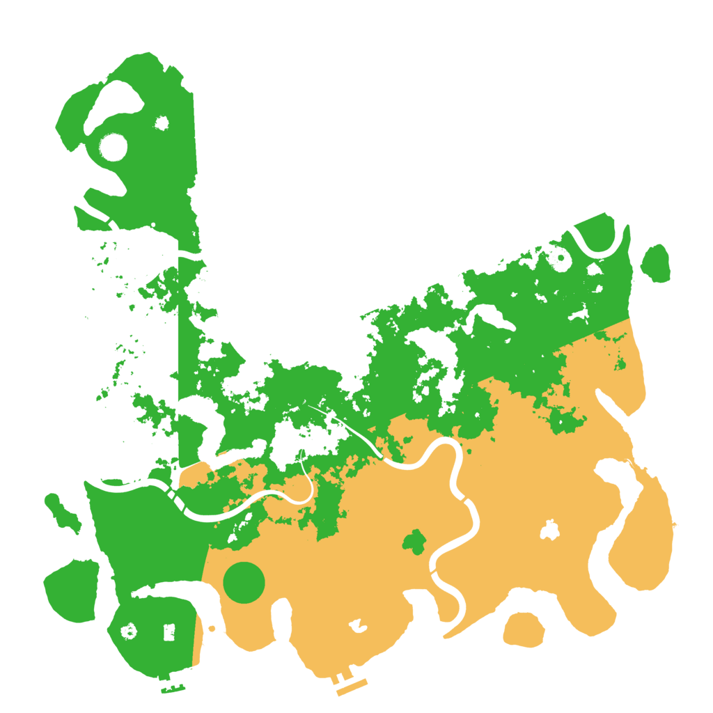 Biome Rust Map: Procedural Map, Size: 4500, Seed: 946506321