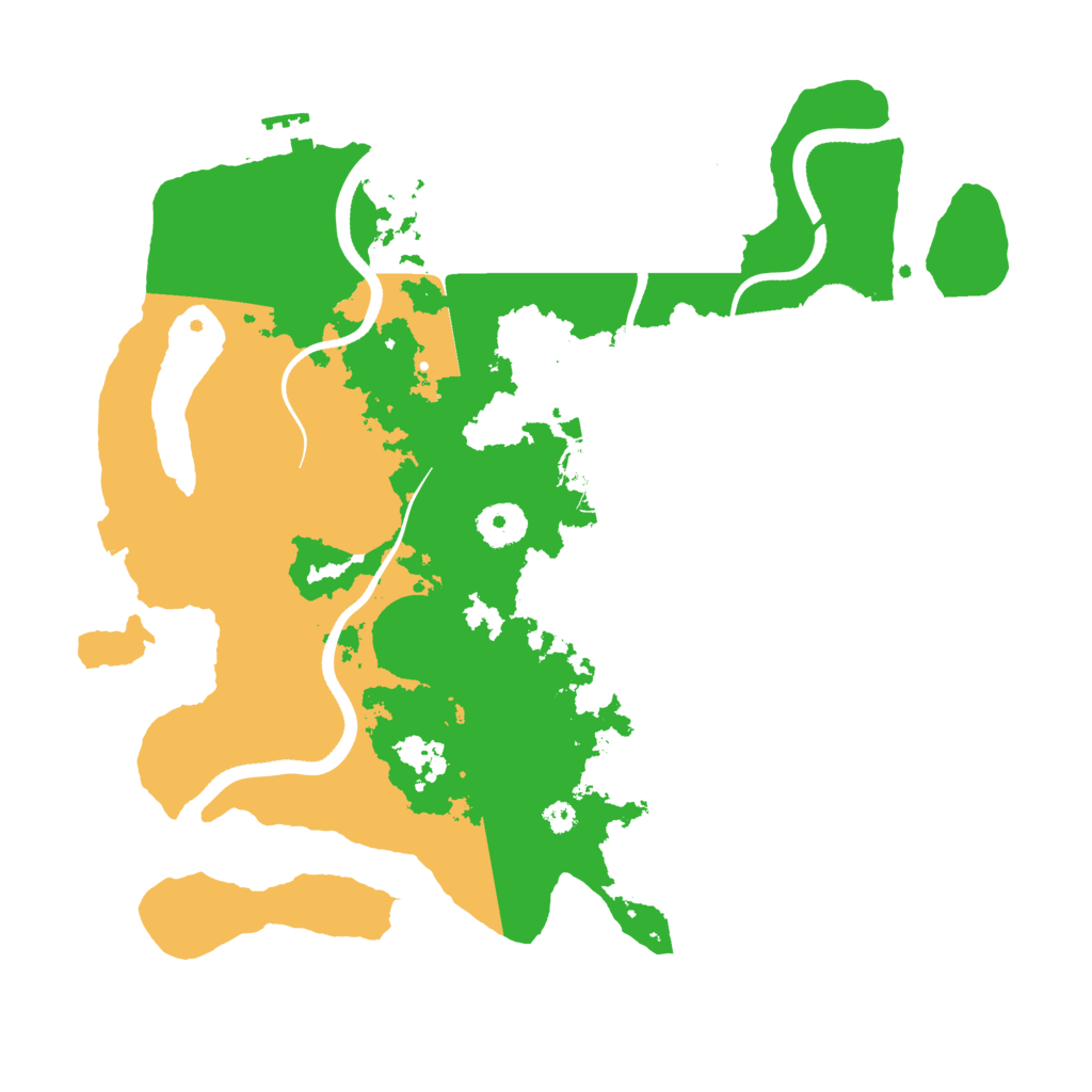 Biome Rust Map: Procedural Map, Size: 3500, Seed: 1315086091